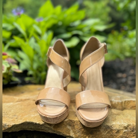 STUART WEITZMAN Oneliner Wedges nude Size 8 - Picture 13 of 13